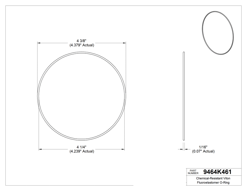 Technical drawing - 9464K461